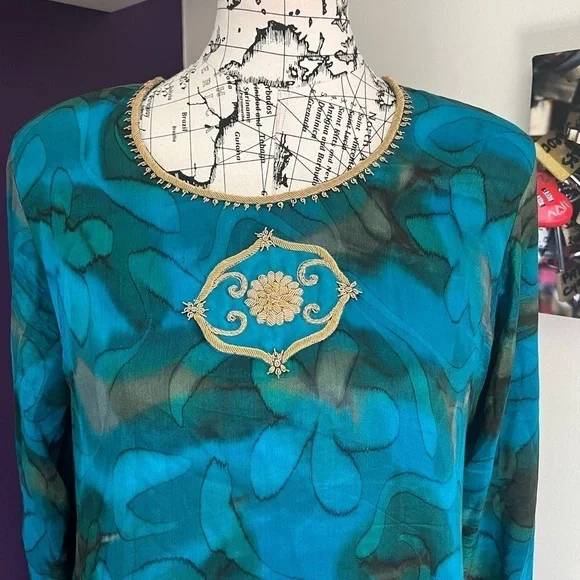 7 for $30 Teal Blue Gauri Apparel - Picture 2 of 9